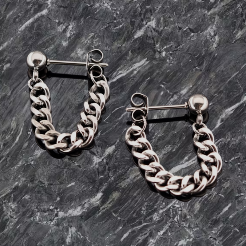 Chain Stud Earrings