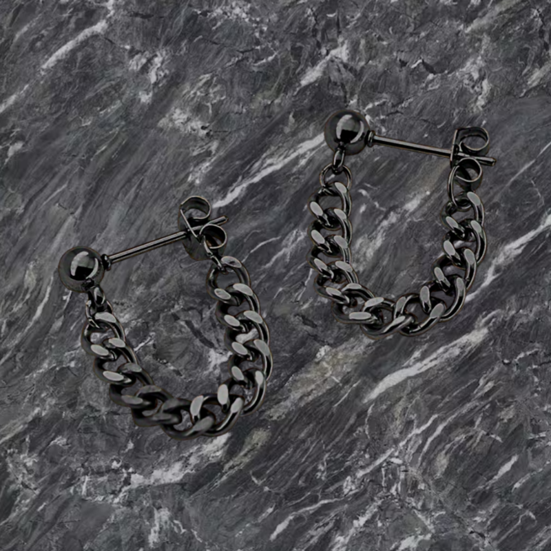 Chain Stud Earrings