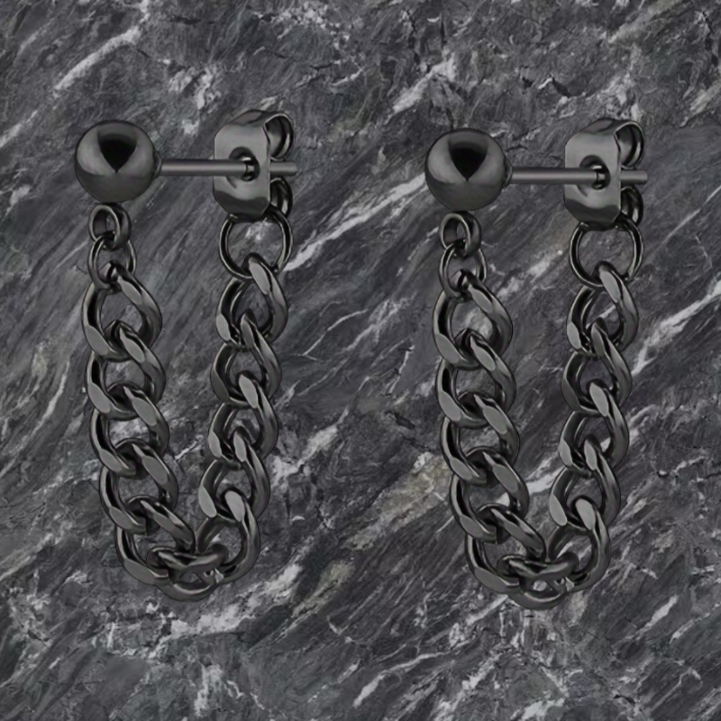 Chain Stud Earrings