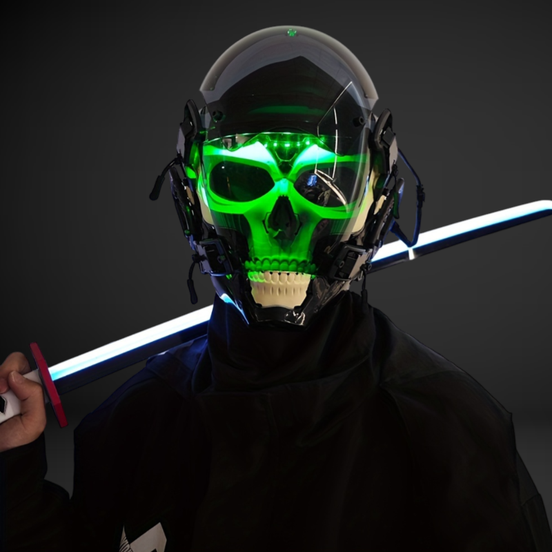 Skull LED Helmet Mask