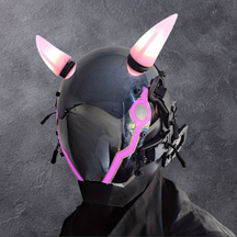 Luminous Mechanical Mask With LED Horns