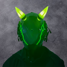 Luminous Mechanical Mask With LED Horns